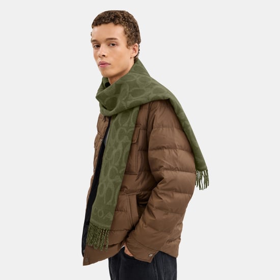 Reversible Signature Cashmere Muffler - Image 4