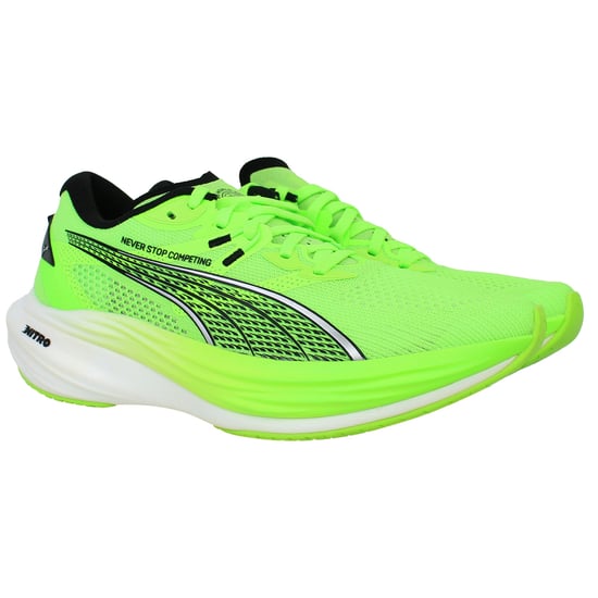 Puma HYROX x Deviate Nitro 3 Mens Green Running Shoes - Image 2