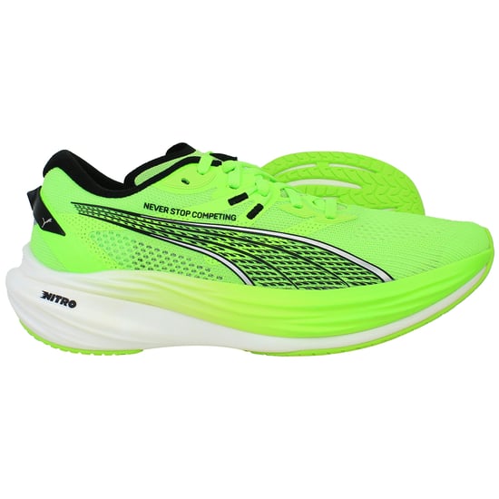Puma HYROX x Deviate Nitro 3 Mens Green Running Shoes - Image 4