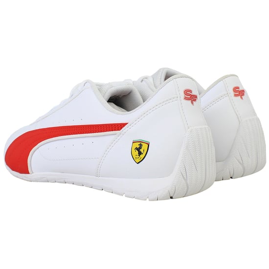 Puma x Scuderia Ferrari Neo Cat Mens White Trainers - Image 3