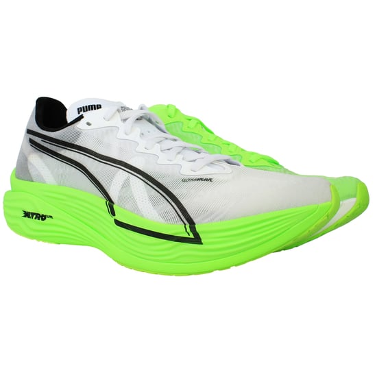 Puma HYROX x Deviate Nitro Elite 3 Mens White Running Shoes - Image 2
