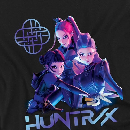 K-Pop Demon Hunters Childrens/Kids Huntrix Group Sweatshirt (Black) - Image 3