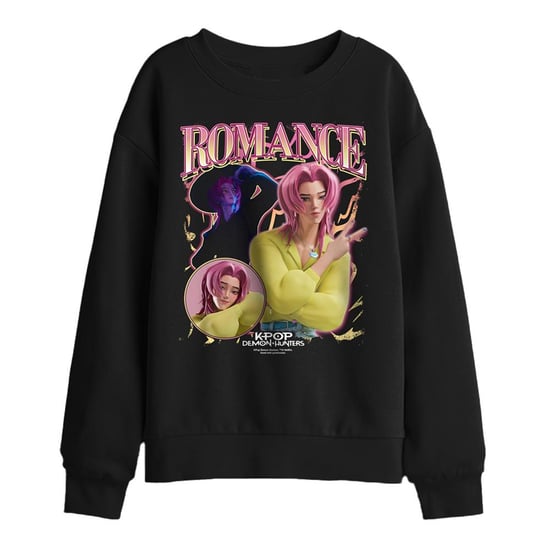 K-Pop Demon Hunters Kinderen/Kids Romance Saja Boys Homage-sweatshirt (Zwart) - Image 1