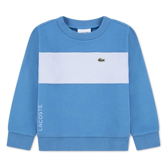 Lacoste Childrens/Kids Colour Block Sweatshirt (Blue) - Image 1