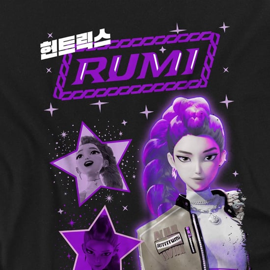 K-Pop Demon Hunters Childrens/Kids Huntrix Rumi K-Pop Star Sweatshirt (Black) - Image 3
