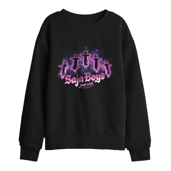 K-Pop Demon Hunters Saja Floating-sweatshirt voor jongens (kinderen) (Zwart) - Image 1