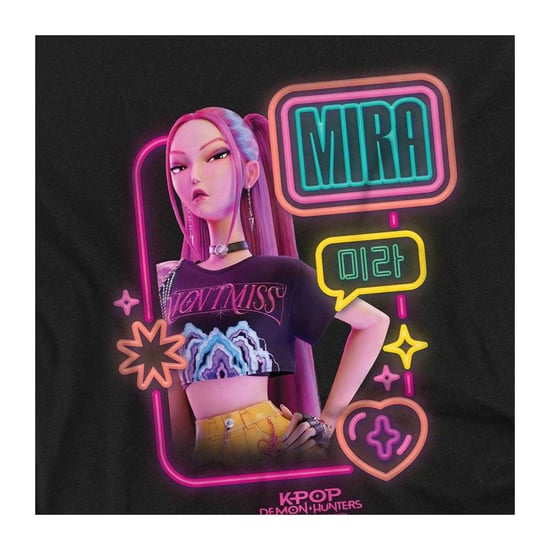 K-Pop Demon Hunters Mira-sweatshirt met lichtgevende elementen voor kinderen (Zwart) - Image 3