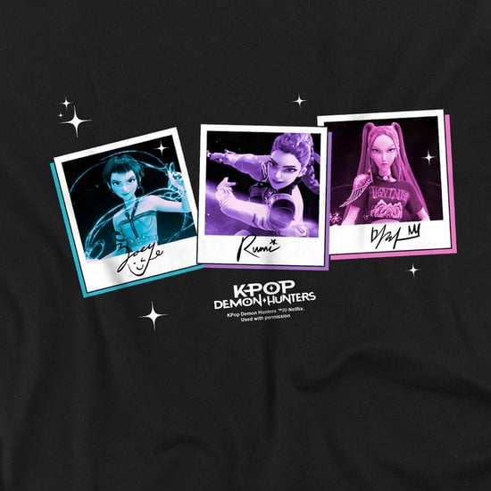 K-Pop Demon Hunters Childrens/Kids Polaroid Sweatshirt (Black) - Image 3