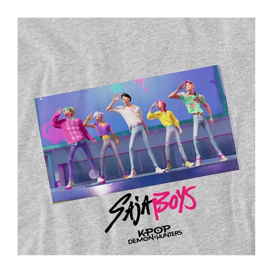 K-Pop Demon Hunters Kinder-/kidsweatshirt Saja Boys Soda Pop Dance (Athletic Heather) - Image 3