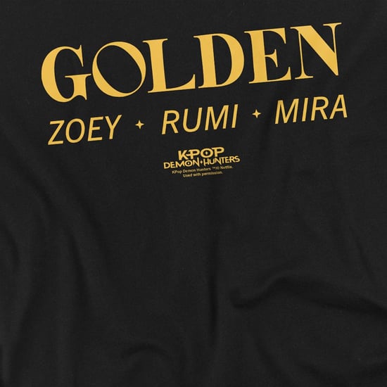 K-Pop Demon Hunters Huntrix Golden Names-sweatshirt voor kinderen (Zwart) - Image 3