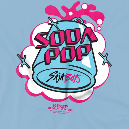 K-Pop Demon Hunters Soda Pop Saja-sweatshirt voor jongens (kinderen/kids) (Lichtblauw) - Image 3