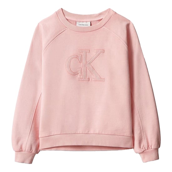 Calvin Klein Childrens/Kids Relaxed Fit Sweatshirt (Pink) - Image 2