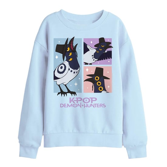 K-Pop Demon Hunters Sussie Box-sweatshirt voor kinderen (Lichtblauw) - Image 1