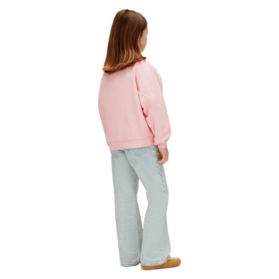 Calvin Klein Childrens/Kids Relaxed Fit Sweatshirt (Pink) - Image 5