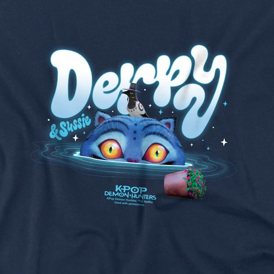 K-Pop Demon Hunters Sweatshirt voor kinderen met afbeelding van de plantenpotjes 'Sinking Derpy & Sussie' (Marine) - Image 3