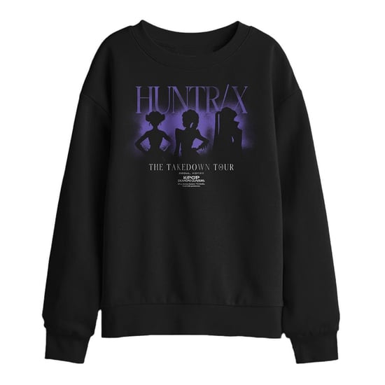 K-Pop Demon Hunters Childrens/Kids Huntrix The Takedown Tour Shadow Sweatshirt (Black) - Image 1