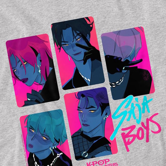 K-Pop Demon Hunters Saja Boys Demons-sweatshirt voor kinderen/jongens (Atletische Heide) - Image 3