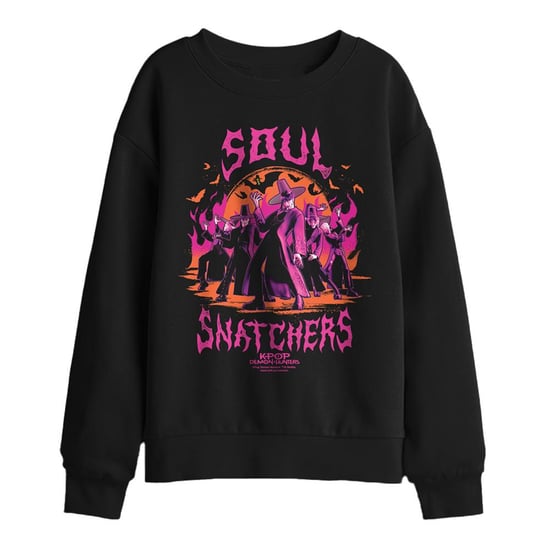 K-Pop Demon Hunters Kinder-/jongenssweatshirt Soul Snatchers Saja Boys (Zwart) - Image 1