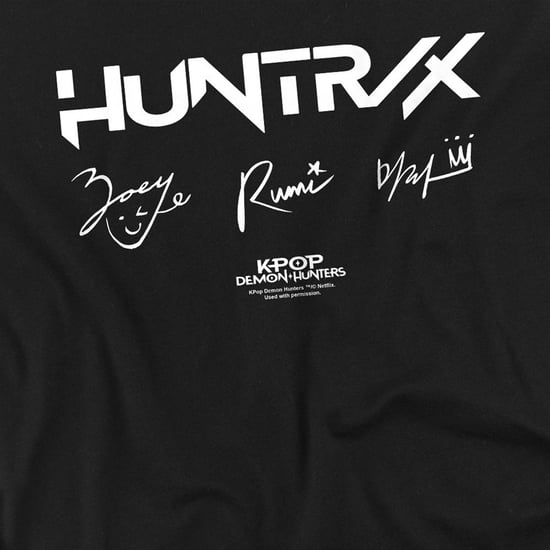 K-Pop Demon Hunters Huntr/X Signature-sweatshirt voor kinderen (Zwart) - Image 3