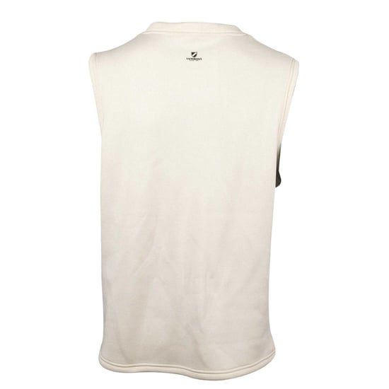 Slazenger Polyester vest met logo voor kinderen (Crème) - Image 2