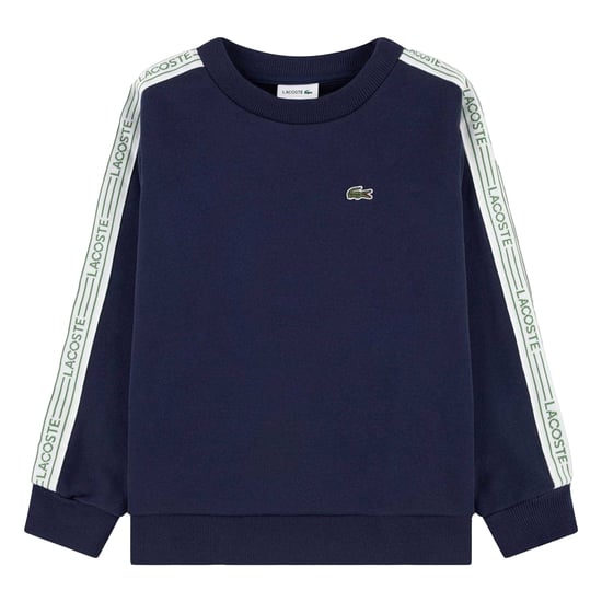Lacoste Childrens/Kids Embroidered Logo Crew Neck Sweatshirt (Marine Blue) - Image 2