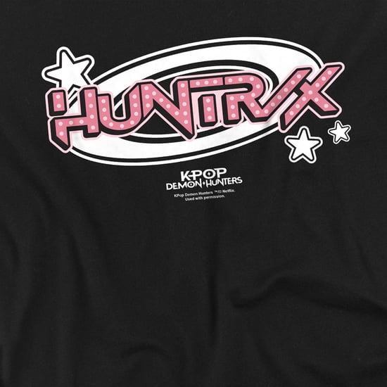 K-Pop Demon Hunters Huntrix Circle-logo-sweatshirt voor kinderen (Zwart) - Image 3