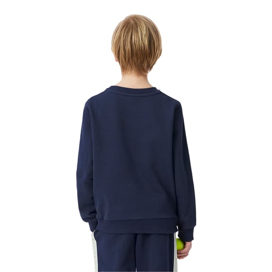 Lacoste Childrens/Kids Embroidered Logo Crew Neck Sweatshirt (Marine Blue) - Image 6