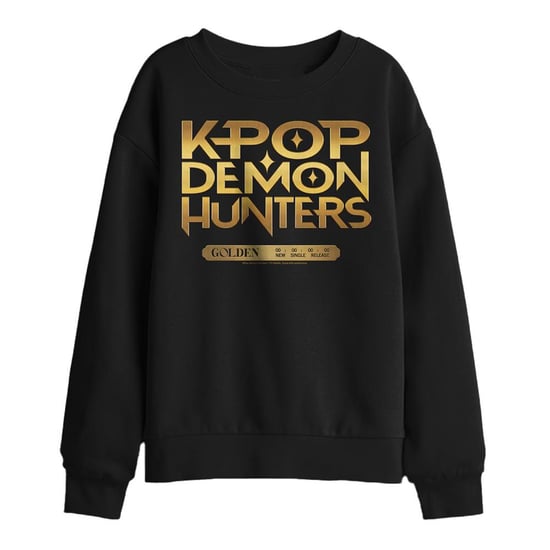 K-Pop Demon Hunters Kinder- en kindersweatshirt Golden Tour Countdown (Zwart) - Image 1