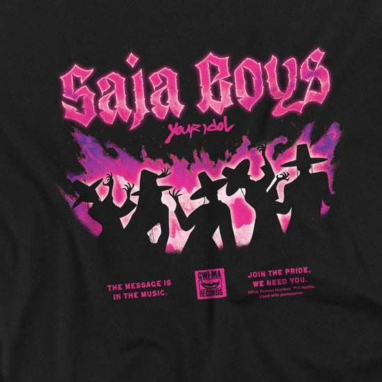 K-Pop Demon Hunters kindertrui Saja Boys Gwima met poster (zwart) - Image 3