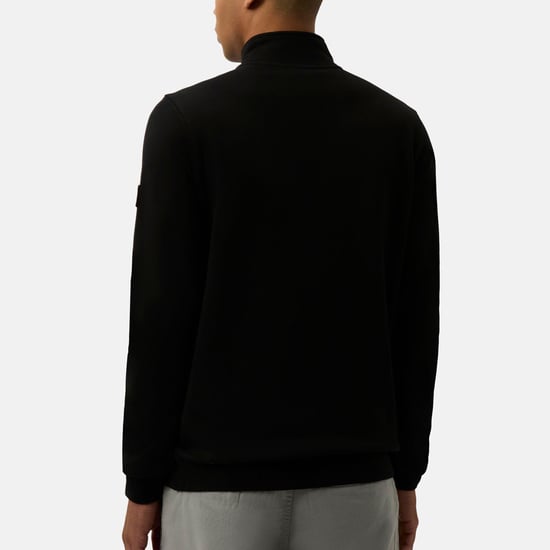 Patrick Mens Harlem Quarter Zip Top (Black) - Image 2