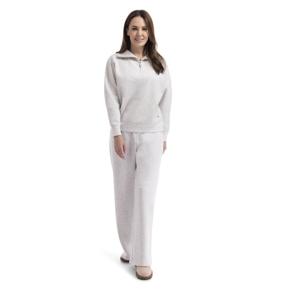 Trespass Dam/Ladies Jean Half Zip Sweatshirt (Grå marl) - Image 5