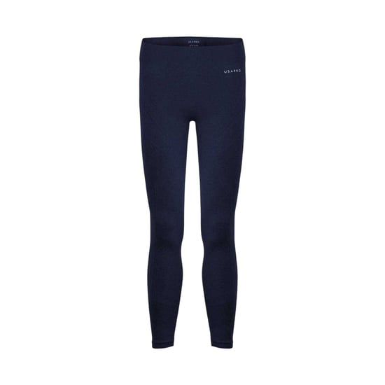 USA Pro Naadloze, strakke leggings voor kinderen (Marine) - Image 1