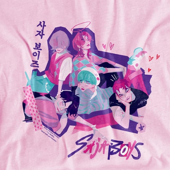 K-Pop Demon Hunters Childrens/Kids Saja Boys Scrapbook T-Shirt (Pink) - Image 3