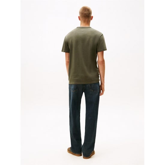 Tommy Jeans Heren Tonaal Badge T-shirt (Tinnen) - Image 3