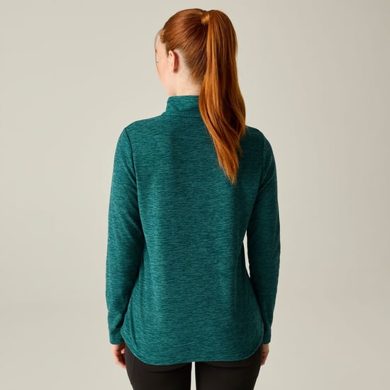 Regatta Womens/Ladies Sweetheart Quarter Zip Fleece Top (Mediterranea) - Image 6