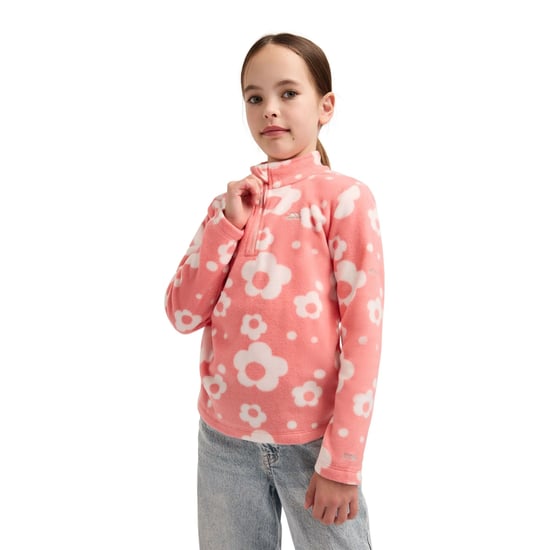 Trespass Childrens/Kids Melsa AT200 Fleece Jacket (Peach Pink) - Image 6