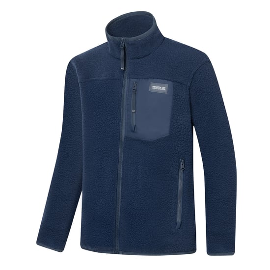 Regatta Kinder/Kids Frankie Full Zip Fleecejack (Marine) - Image 4