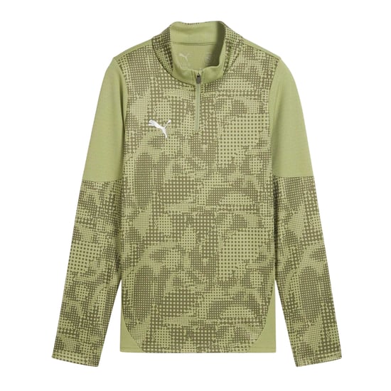 Puma Fleece-top voor kinderen/jeugd – Teamcup (Groen) - Image 1