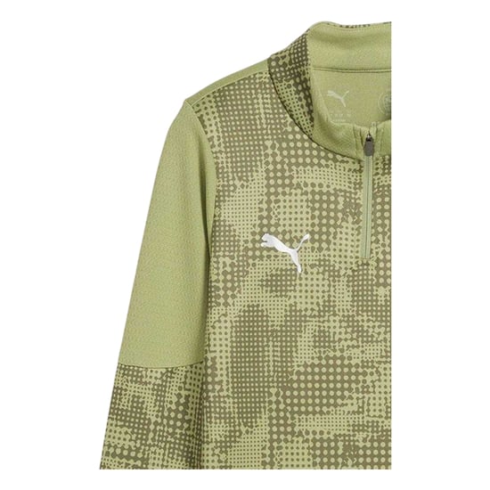 Puma Fleece-top voor kinderen/jeugd – Teamcup (Groen) - Image 3