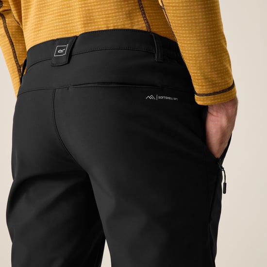 Regatta Geo softshell-wandelbroek voor heren (Zwart) - Image 6