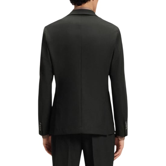 Boss Mens Lapel Collar Regular Blazer (Black) - Image 3