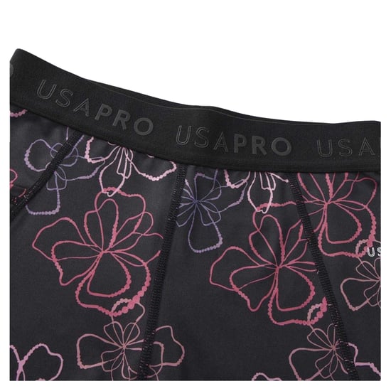 USA Pro Leggings met strakke pasvorm voor meisjes (Bloemen) - Image 4