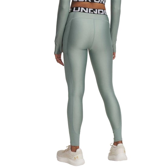 Under Armour Womens/Ladies HeatGear Fitted Leggings (Green) - Image 2