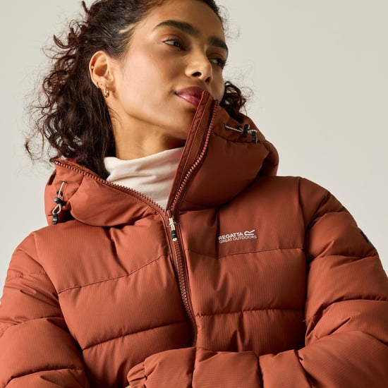 Regatta Womens/Ladies Aldthorn Quilted Jacket (Burnt Henna) - Image 3