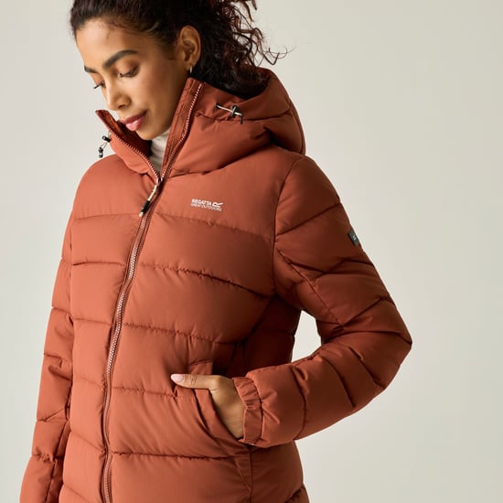 Regatta Womens/Ladies Aldthorn Quilted Jacket (Burnt Henna) - Image 4