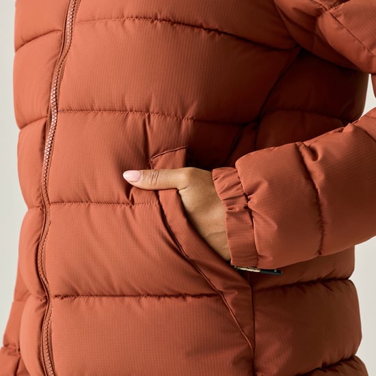 Regatta Womens/Ladies Aldthorn Quilted Jacket (Burnt Henna) - Image 6