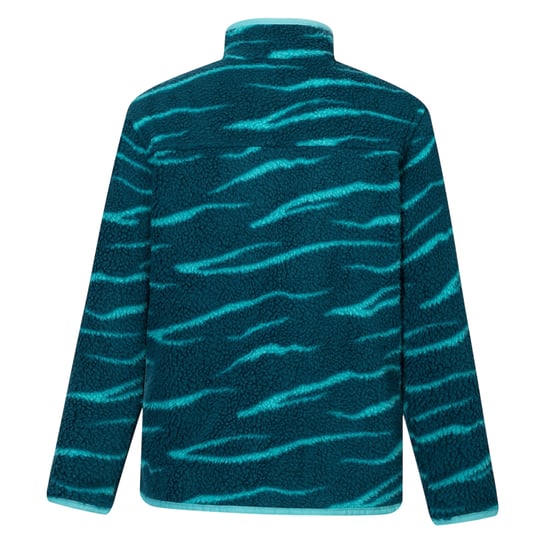 Regatta Kinderfleecejas met volledige ritssluiting en Frankie-zebraprint (Mediterranea) - Image 3