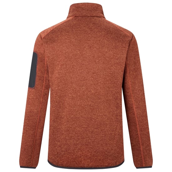 Regatta Mens Newhill Marl Full Zip Fleece Jacket (Burnt Henna) - Image 2