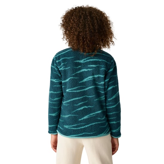 Regatta Kinderfleecejas met volledige ritssluiting en Frankie-zebraprint (Mediterranea) - Image 4