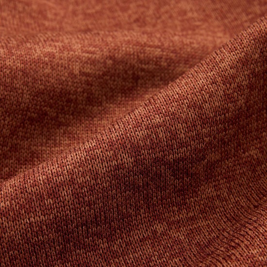 Regatta Mens Newhill Marl Full Zip Fleece Jacket (Burnt Henna) - Image 3